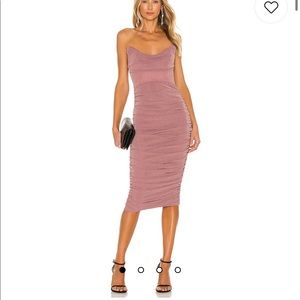 Michael Costello x REVOLVE India Midi Dress in Blush